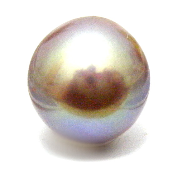 Purple/Green/Gold Round 15.8mm Pearl